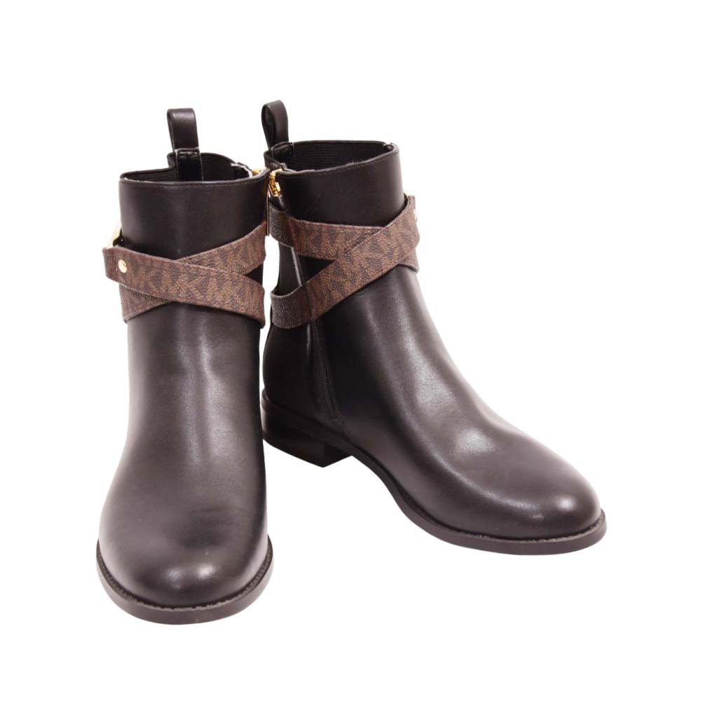 MK LADIES LONG SHOES 40F2ROFE6L (BLK/BROWN) 6.5 (IR) Default Title - MamasJan Ladies Shoes & Bags