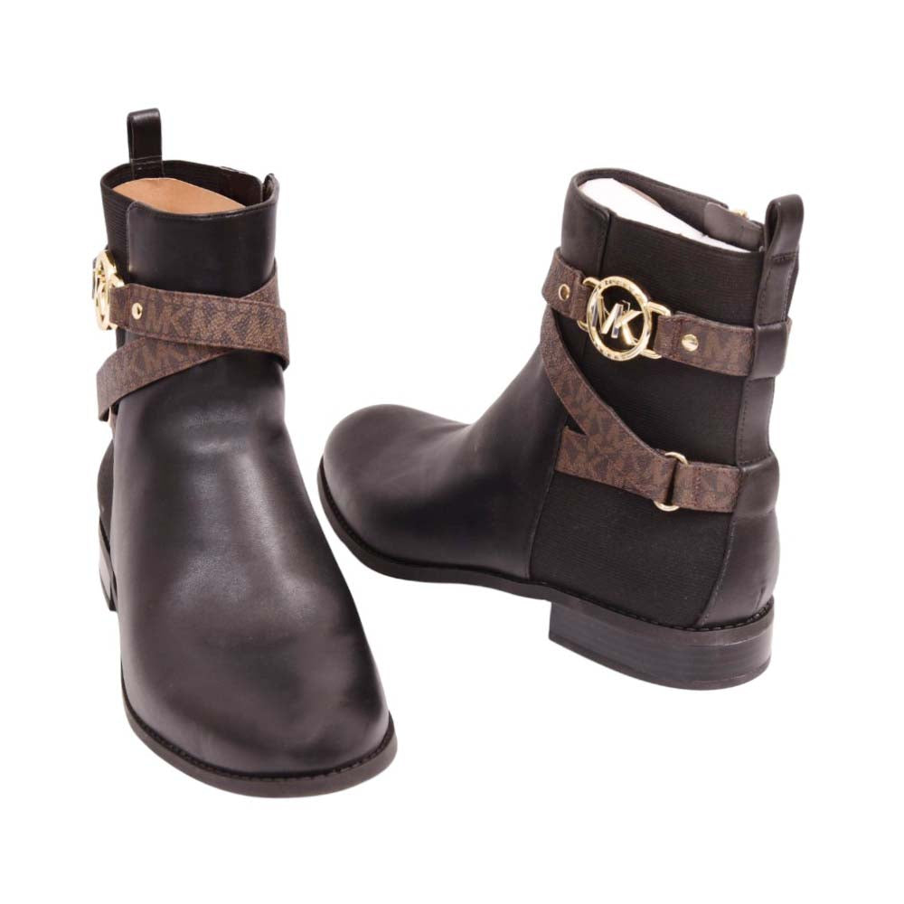MK LADIES LONG SHOES 40F2ROFE6L (BLK/BROWN) 10 (IR) Default Title - MamasJan Ladies Shoes & Bags