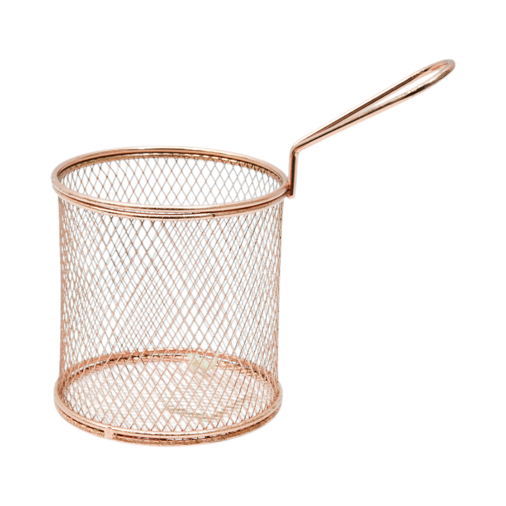 FRY STRAINER ROUND COPPER 713/28-9 Default Title - MamasJan Crockery