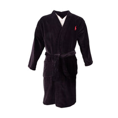 RL MEN L/S BATH ROBE RL91 BLK XL (IR) XL - MamasJan mens wear