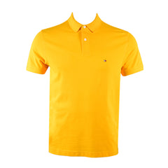 TH MEN S/S POLO SHIRT 78J6335-710 YLW M (IR) M - MamasJan mens wear