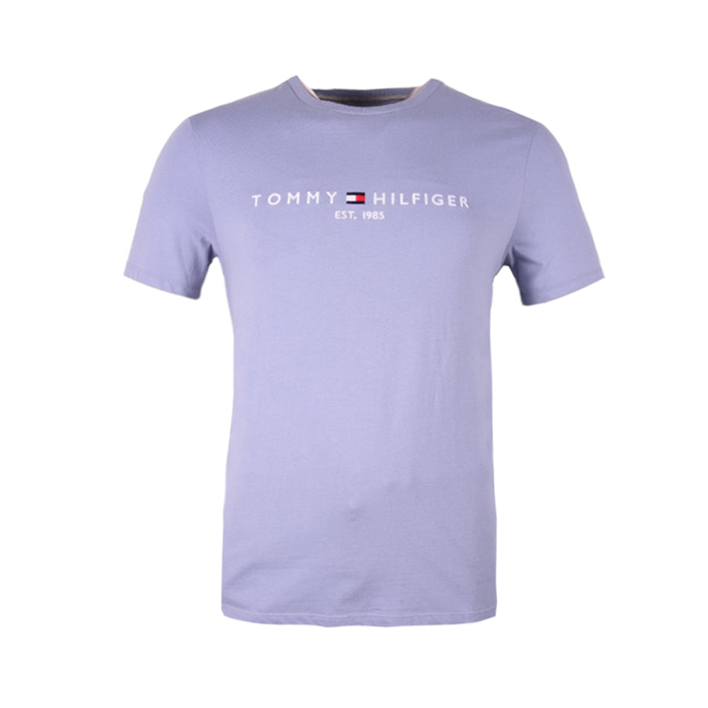 TH MEN S/S R/NECK T SHIRT 78J6318-422 SKY/BLU M (IR) S - MamasJan mens wear