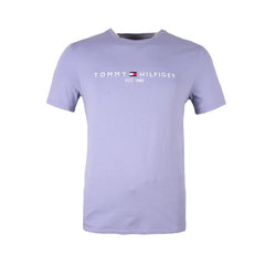 TH MEN S/S R/NECK T SHIRT 78J6318-422 SKY/BLU M (IR) S - MamasJan mens wear