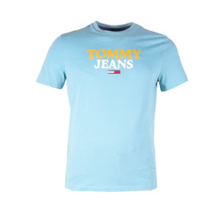 TH MEN S/S R/NECK T.SHIRT 78J8173-441 SEA/GRN L (IR) S - MamasJan mens wear