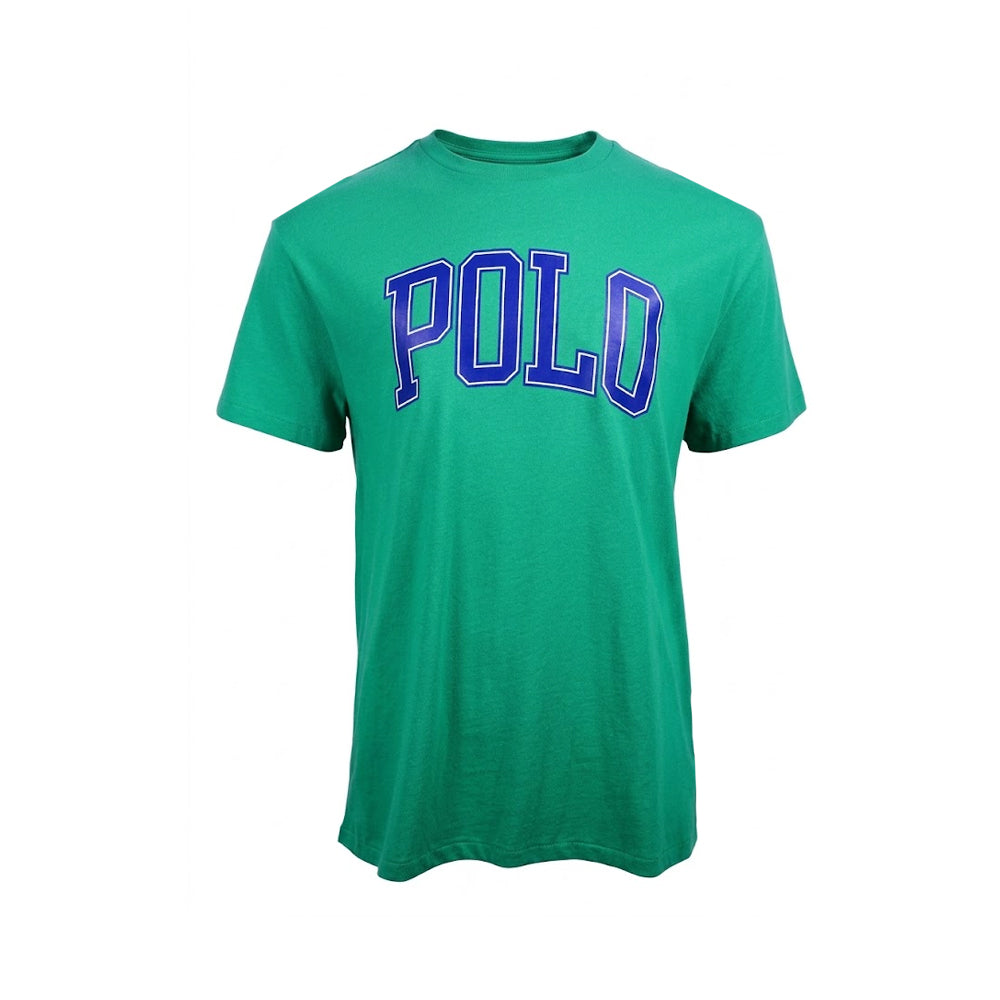 RL MEN S/S R/NECK T.SHIRT 037009 GRN M (IR) Default Title - MamasJan mens wear
