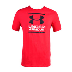 UA MEN S/S R.NECK T.SHIRT 1326849-602 RED M (IR) XL - MamasJan mens wear