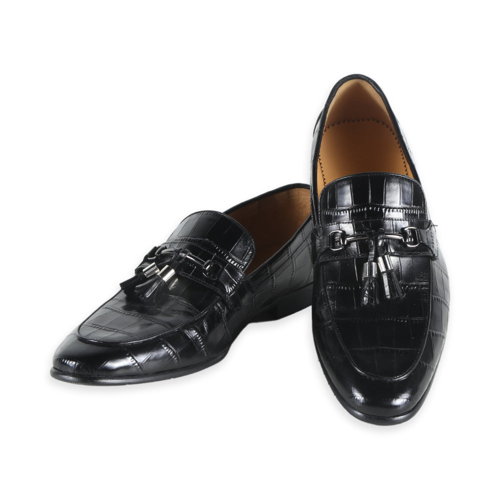 EXCELLENT MEN SHOES A195-045 BLACK IR 41 45 - MamasJan mens wear