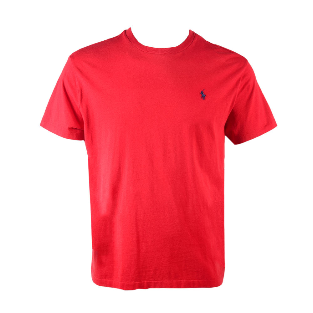 RL MEN S/S R.NECK T.SHIRT 087001 RED L (IR) XL - MamasJan mens wear