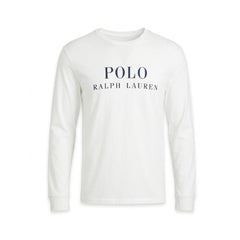 RL MEN L/S R.NECK SHIRT PL9 WHT XL (IR.W) Default Title - MamasJan mens wear