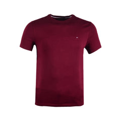 TH MEN S/S R.NECK SHIRT 789804-603 MRN L (IR.S) M - MamasJan mens wear