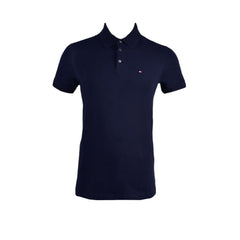 TH MEN S/S POLO SHIRT 78J0043-416 N.BLU L (IR.S) XL - MamasJan mens wear