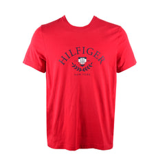 TH MEN S/S R.NECK T-SHIRT 09T4275-608 RED L (IR.S) S - MamasJan mens wear