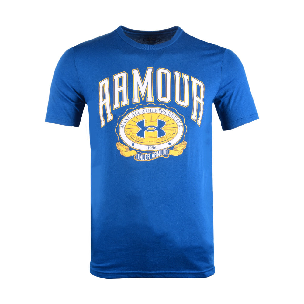 UA MEN S/S T.SHIRT 1379537-426 BLU XL (IR.S) XL - MamasJan mens wear