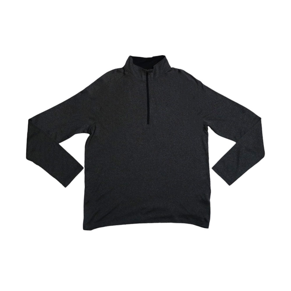 UA MEN L/S ZIPPER 1328495-090 GRY M (IR.W) S - MamasJan mens wear
