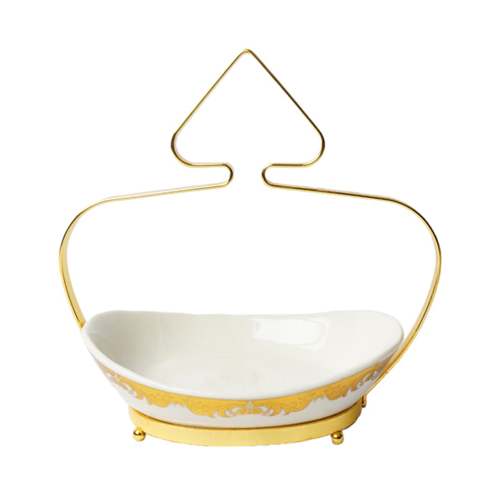 DISH FRUIT PORCELAIN IR BDW21-7 Default Title - MamasJan Crockery