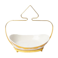 DISH FRUIT PORCELAIN IR BDW21-6 Default Title - MamasJan Crockery