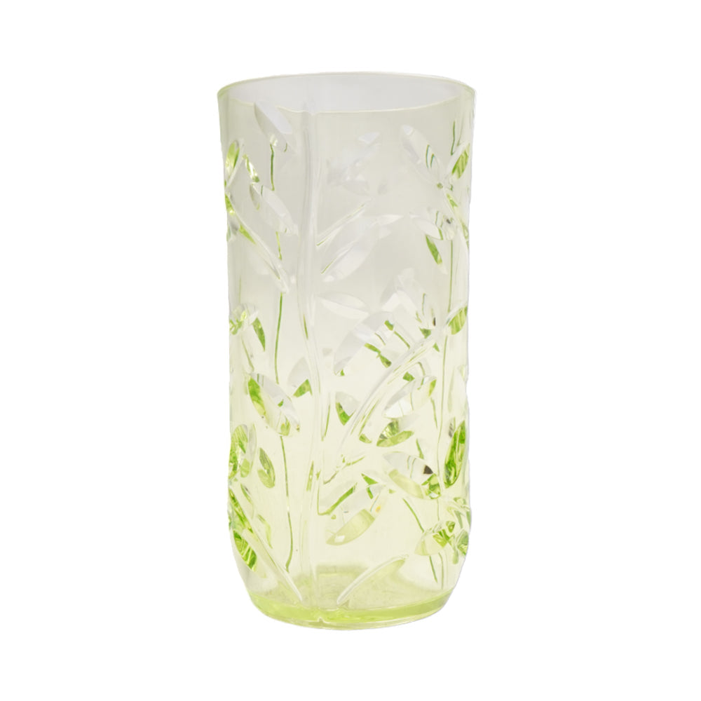 GLASS ACRYLIC LEAVES CUT AC102-05 GREEN (Pack 6) Default Title - MamasJan Crockery