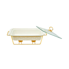 DONGA RECTANGULAR MORE & MORE CX2510 WHITE Default Title - MamasJan Crockery
