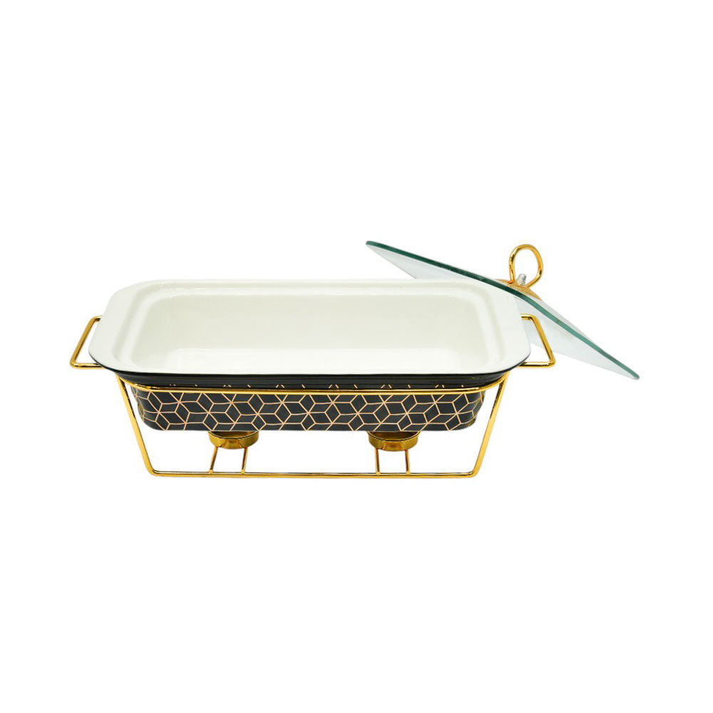 DONGA RECTANGULAR MORE & MORE CX2510 BLACK Default Title - MamasJan Crockery