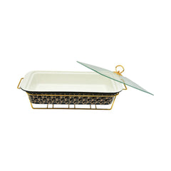DONGA RECTANGULAR MORE & MORE CX2512 BLACK Default Title - MamasJan Crockery