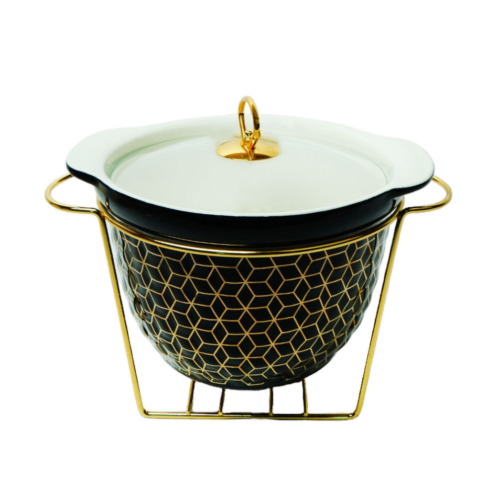 DONGA ROUND MORE & MORE CX2531 BLACK Default Title - MamasJan Crockery