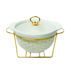 DONGA ROUND MORE & MORE CX2530 WHITE Default Title - MamasJan Crockery