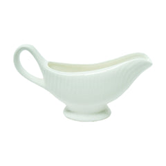 SAUCE BOAT PORCELAIN WHITE IR BS Default Title - MamasJan Crockery