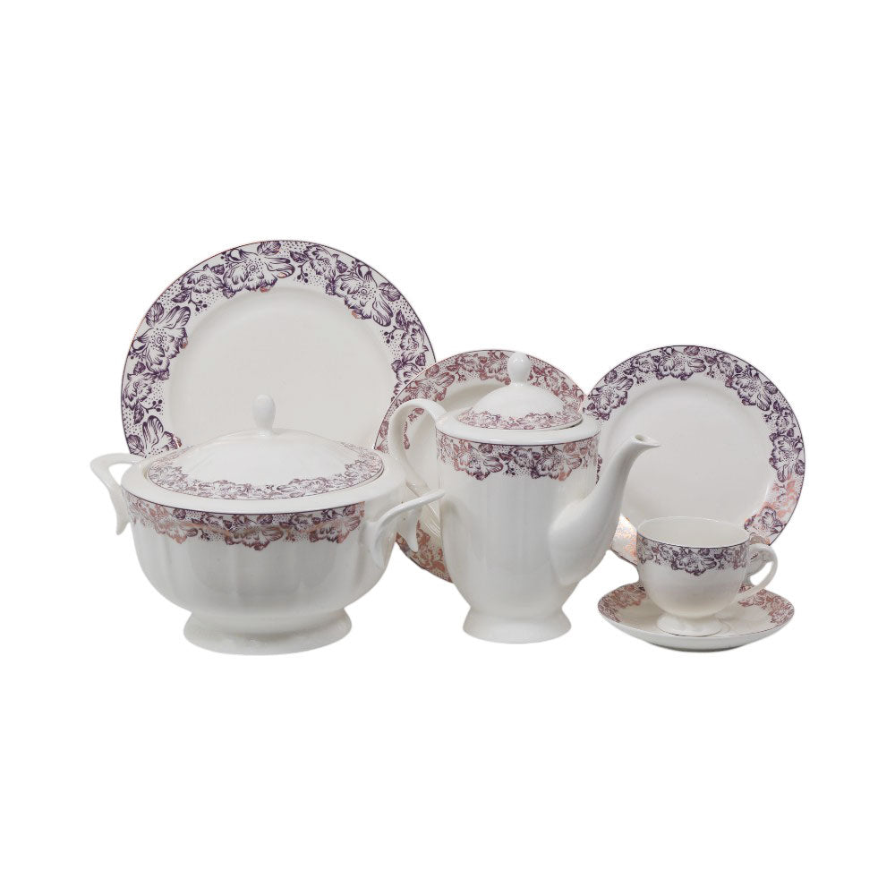 DINNER SET 61 PC BONE CHINA BJ-001 UC Default Title - MamasJan Crockery