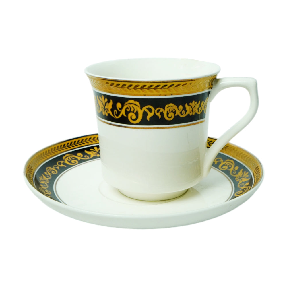 CUP & SAUCER BONE CHINA JOHN ADAMS C6 FT (Pack of 6) Default Title - MamasJan Crockery