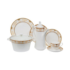 DINNER SET 89 PC BONE CHINA JOHN ADAMS HH-5FT Default Title - MamasJan Crockery