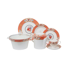 DINNER SET 89 PC BONE CHINA JOHN ADAMS H3-5FT Default Title - MamasJan Crockery