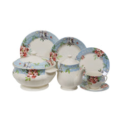 DINNER SET 85PC CLAYTON 2204FA Default Title - MamasJan Crockery