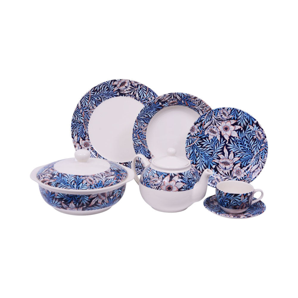 DINNER SET 85PC CLAYTON 2209FB Default Title - MamasJan Crockery