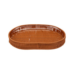 TRAY CANE OVAL LARGE IR 1365-11 Default Title - MamasJan Crockery