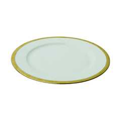 PLATE DINNER WHITE PORCELAIN ELECTRO 10.5INCH IR DD Default Title - MamasJan Crockery