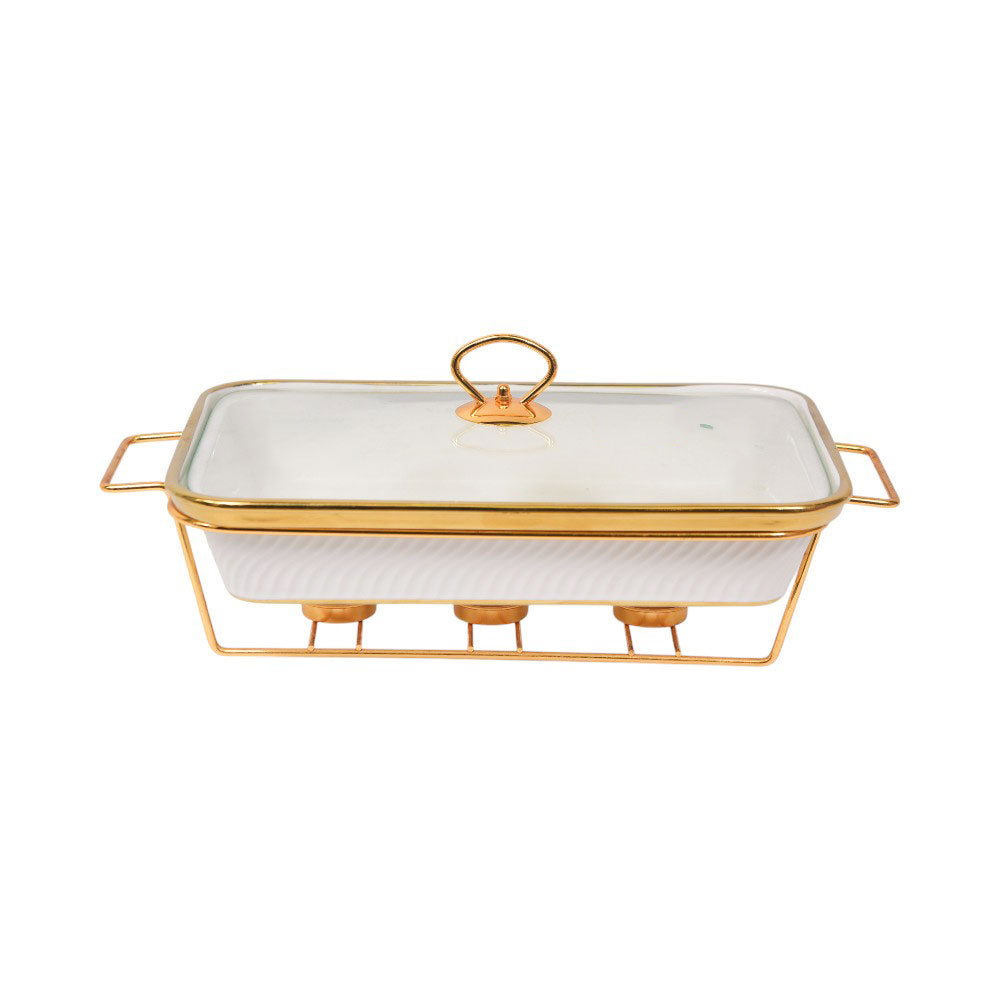 DONGA RECTANGULAR MORE & MORE CX3271A WHITE Default Title - MamasJan Crockery