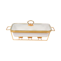 DONGA RECTANGULAR MORE & MORE CX3271A WHITE Default Title - MamasJan Crockery