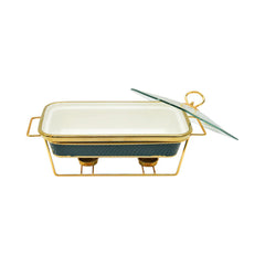 DONGA RECTANGULAR MORE & MORE CX3270A GREEN Default Title - MamasJan Crockery