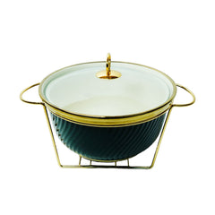 DONGA ROUND MORE & MORE CX3178A GREEN Default Title - MamasJan Crockery