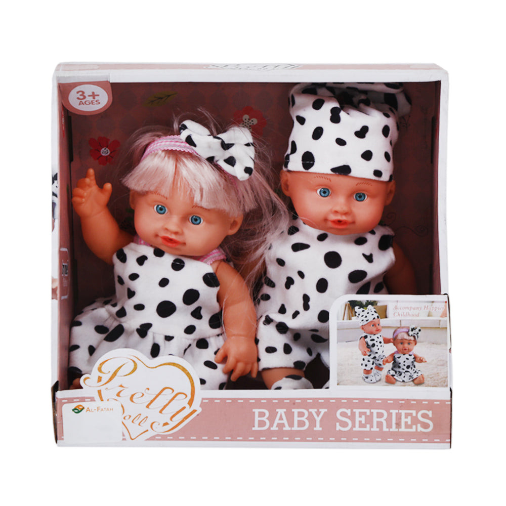 MY010-1 BABY PRETTY DOLL 2PC A.I Default Title - MamasJan Toys