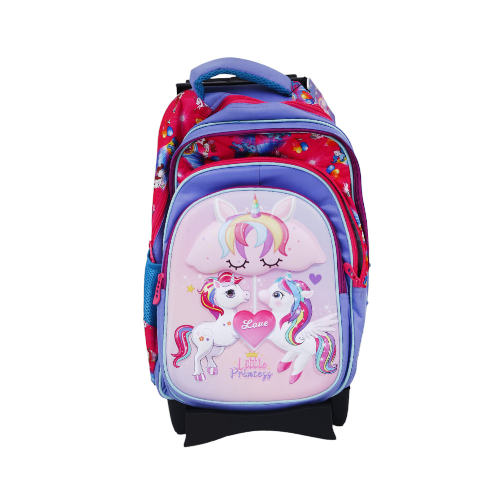 7802 SCHOOL TROLLEY BAG 17 INCH ASST A.M Default Title - MamasJan Toys