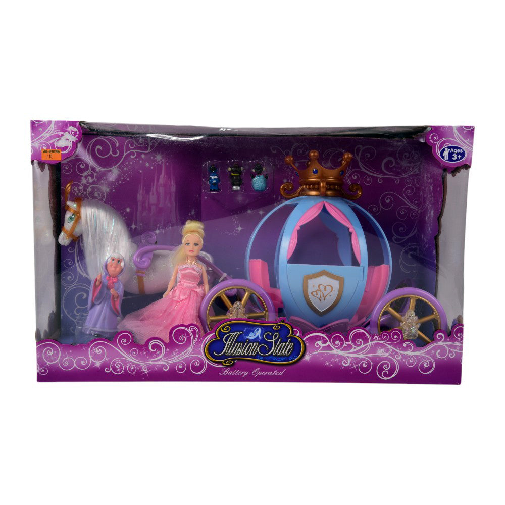 205A PRINCESS DOLL WITH HORSE B/O D Default Title - MamasJan Toys