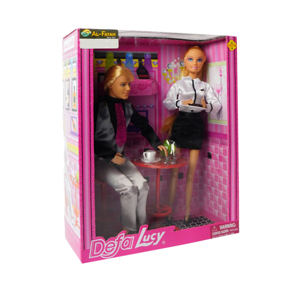 8229 DEFA LUCY DOLL SET 2PC A.I Default Title - MamasJan Toys