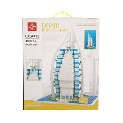 LX.A475 DHABI BURJ AL ARAB BRICKS SET 2280PC IR Default Title - MamasJan Toys