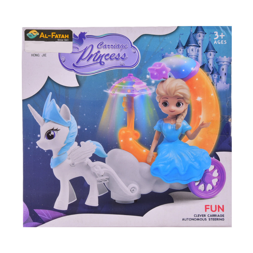 HJ538T PRINCESS FUN CARRIAGE B/O IR Default Title - MamasJan Toys