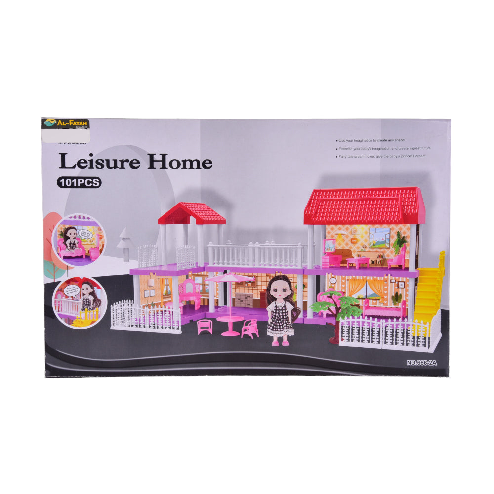 666-2A LEISURE HOME BLOCKS SET 101PC IR Default Title - MamasJan Toys