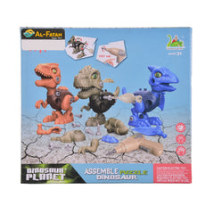 RS044-1 DINOSAUR PLANET ASSEMBLING PUZZLE IR Default Title - MamasJan Toys