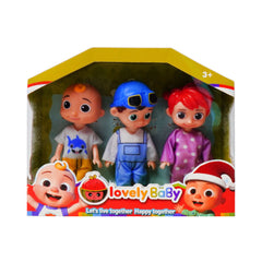 8813 LOVELY BABY 3PC DOLL SET A.I Default Title - MamasJan Toys