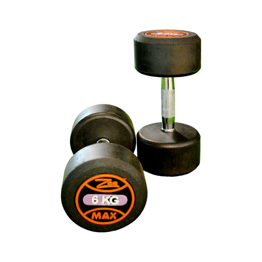 COATED DUMBELLS 6 KG PAIR Default Title - MamasJan Sports & fitness