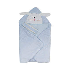 BABY SWADDLE HOODED 2PC PACK MZS-23 1641 Default Title - MamasJan KidsWear